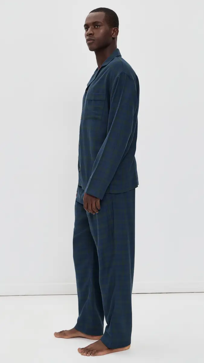 Eberjey Flannel Pajama Set | Thumbnail 4