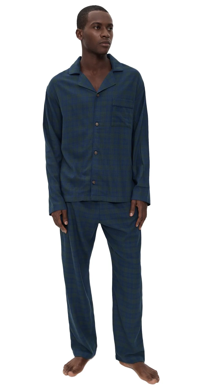 Eberjey Flannel Pajama Set