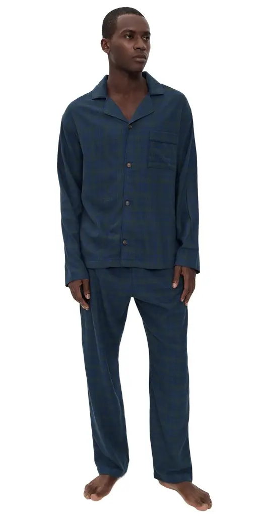 Eberjey Flannel Pajama Set