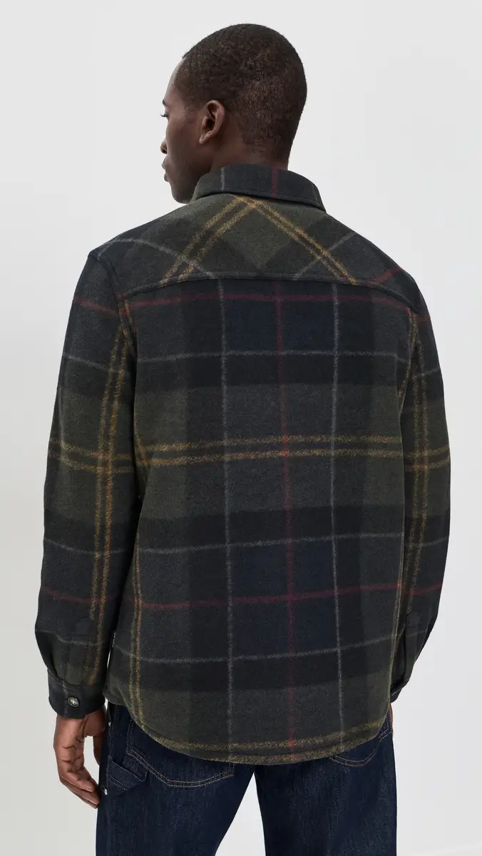 Barbour Woodlane Brushed Check Shacket | Thumbnail 3 Barbour Woodlane Brushed Check Shacket | Thumbnail 3