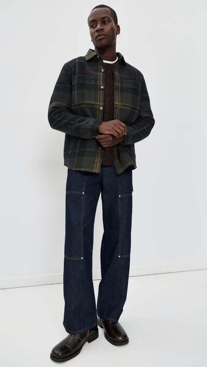 Barbour Woodlane Brushed Check Shacket | Thumbnail 5 Barbour Woodlane Brushed Check Shacket | Thumbnail 5