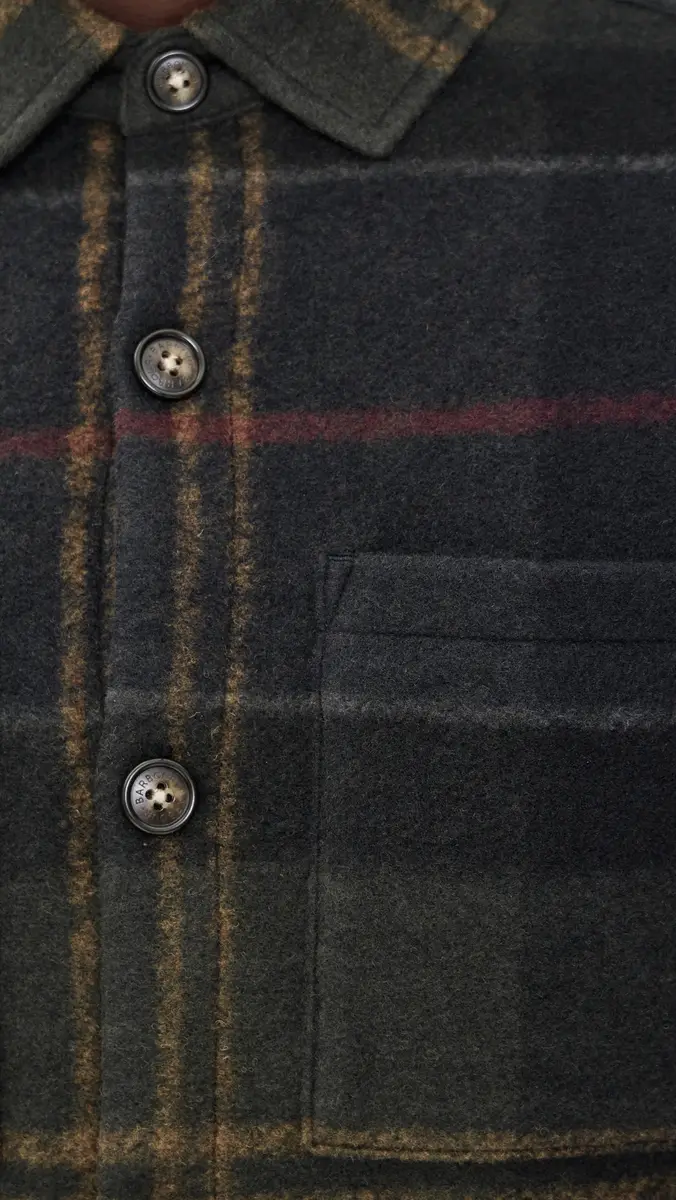 Barbour Woodlane Brushed Check Shacket | Thumbnail 6 Barbour Woodlane Brushed Check Shacket | Thumbnail 6