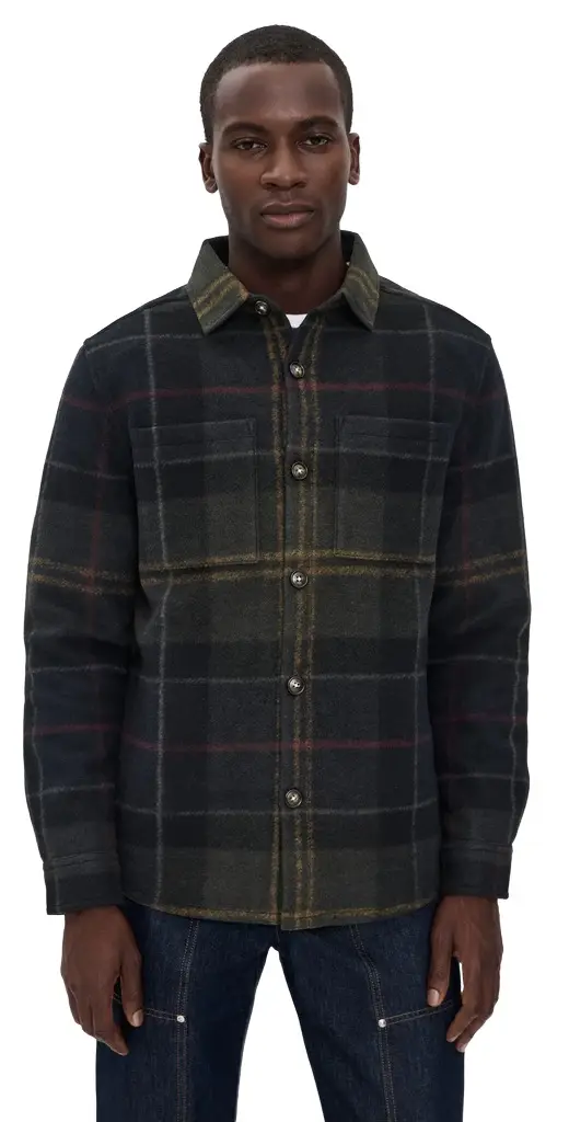 Woodlane Brushed Check Shacket Woodlane Brushed Check Shacket