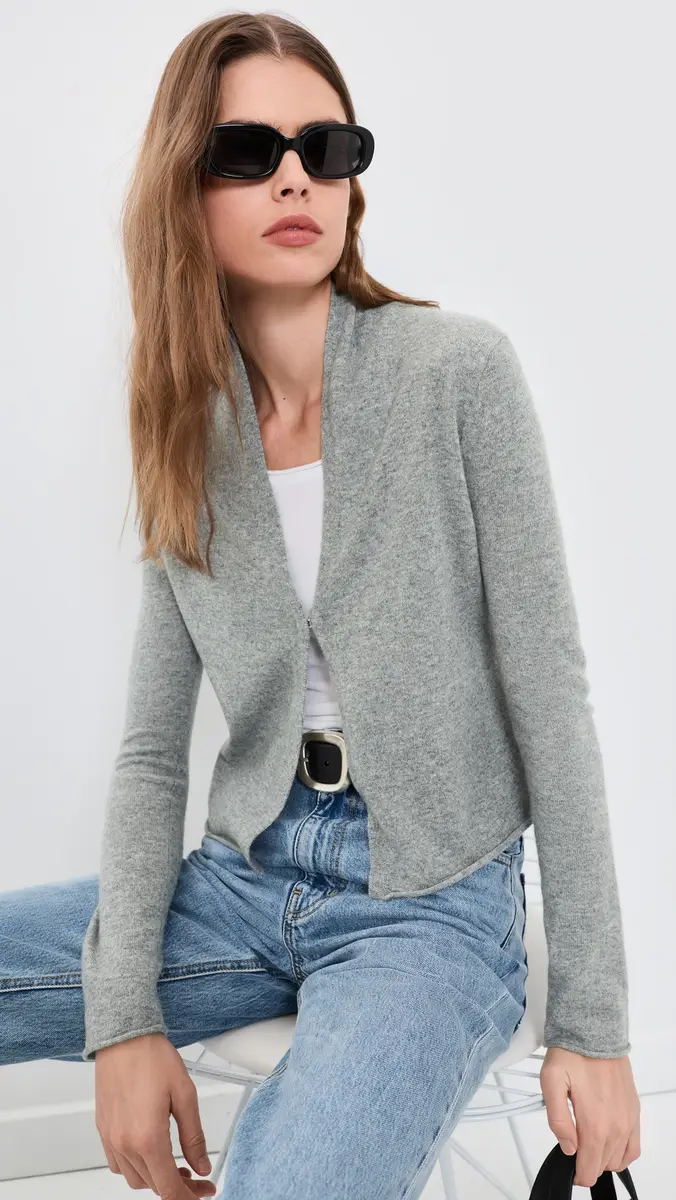 Guest In Residence Stealth Cashmere Cardigan | Thumbnail 2 Guest In Residence Stealth Cashmere Cardigan | Thumbnail 2