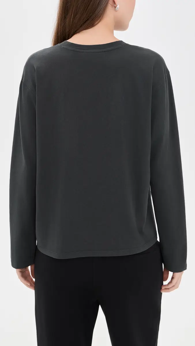 Hatch The Washed Cotton Long Sleeve Maternity T-Shirt | Thumbnail 3 Hatch The Washed Cotton Long Sleeve Maternity T-Shirt | Thumbnail 3
