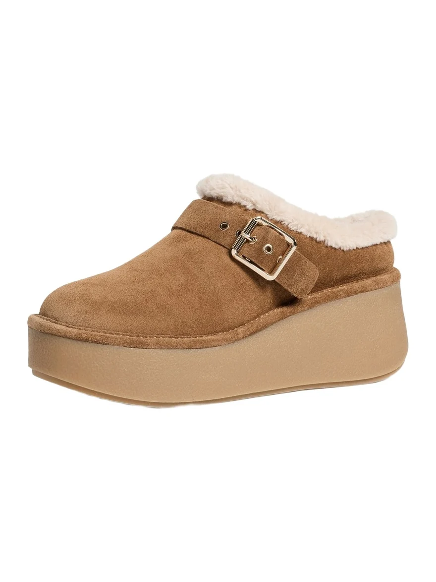 Oslo Plush Mules