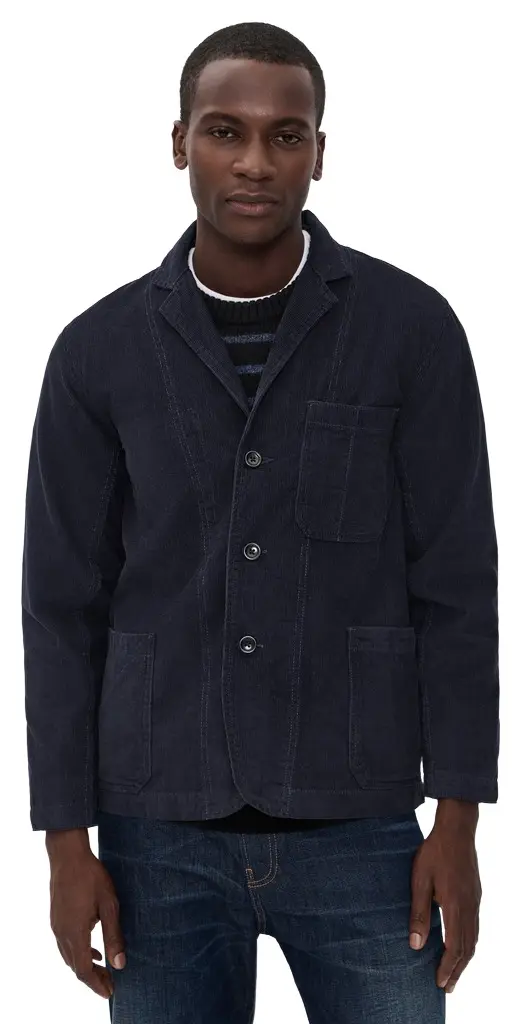 Service Works Fine Cord Server Suit Jacket