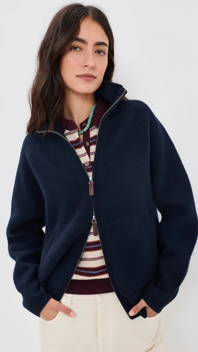 Guest In Residence Felted Zip Jacket | Thumbnail 2 Guest In Residence Felted Zip Jacket | Thumbnail 2