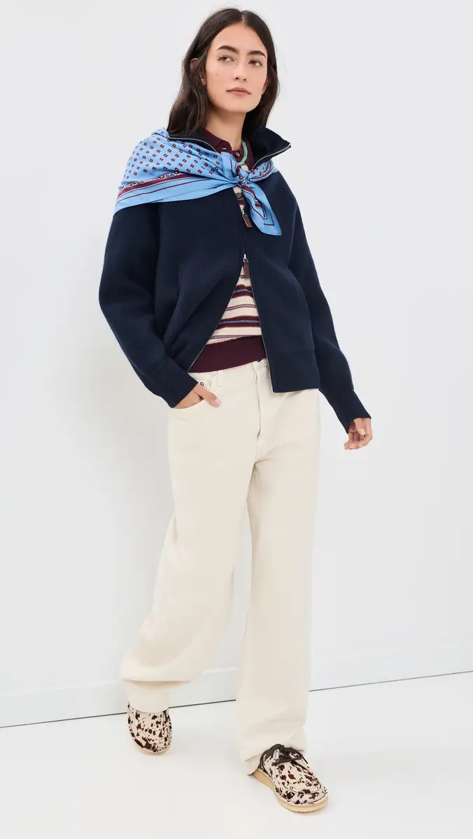 Guest In Residence Felted Zip Jacket | Thumbnail 5 Guest In Residence Felted Zip Jacket | Thumbnail 5