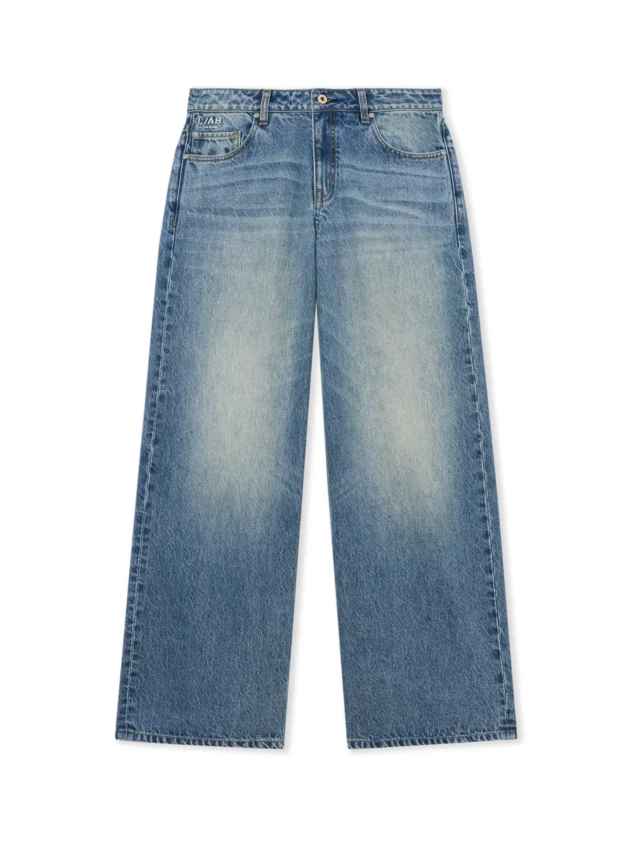 Off-White L/AB Low Rise Extreme Baggy Jeans | Thumbnail 2 Off-White L/AB Low Rise Extreme Baggy Jeans | Thumbnail 2