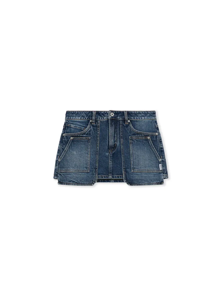 Off-White L/AB Cargo Denim Skirt | Thumbnail 2 Off-White L/AB Cargo Denim Skirt | Thumbnail 2
