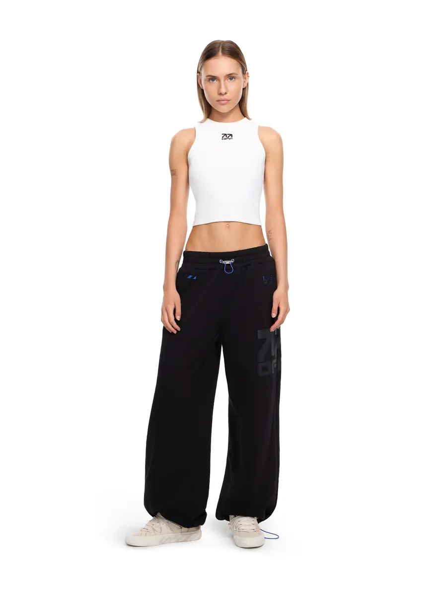 Off-White L/AB Ribbed Crop Tank Top | Thumbnail 2 Off-White L/AB Ribbed Crop Tank Top | Thumbnail 2