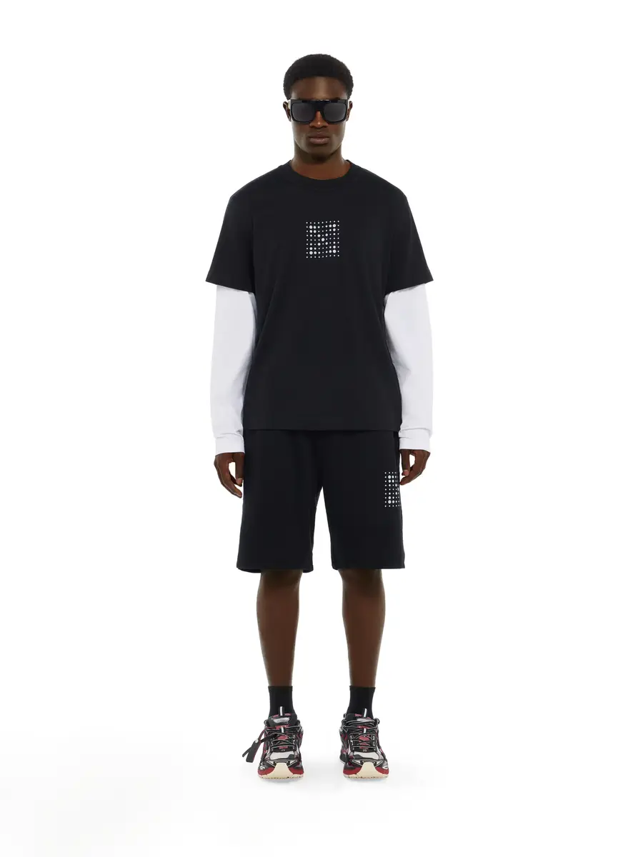 Off-White Dotted Arrow Double Sleeve Regular Long Sleeve T-Shirt | Thumbnail 2 Off-White Dotted Arrow Double Sleeve Regular Long Sleeve T-Shirt | Thumbnail 2