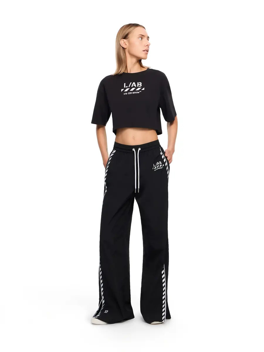 Off-White L/AB Diagonal Crop T-Shirt | Thumbnail 3 Off-White L/AB Diagonal Crop T-Shirt | Thumbnail 3
