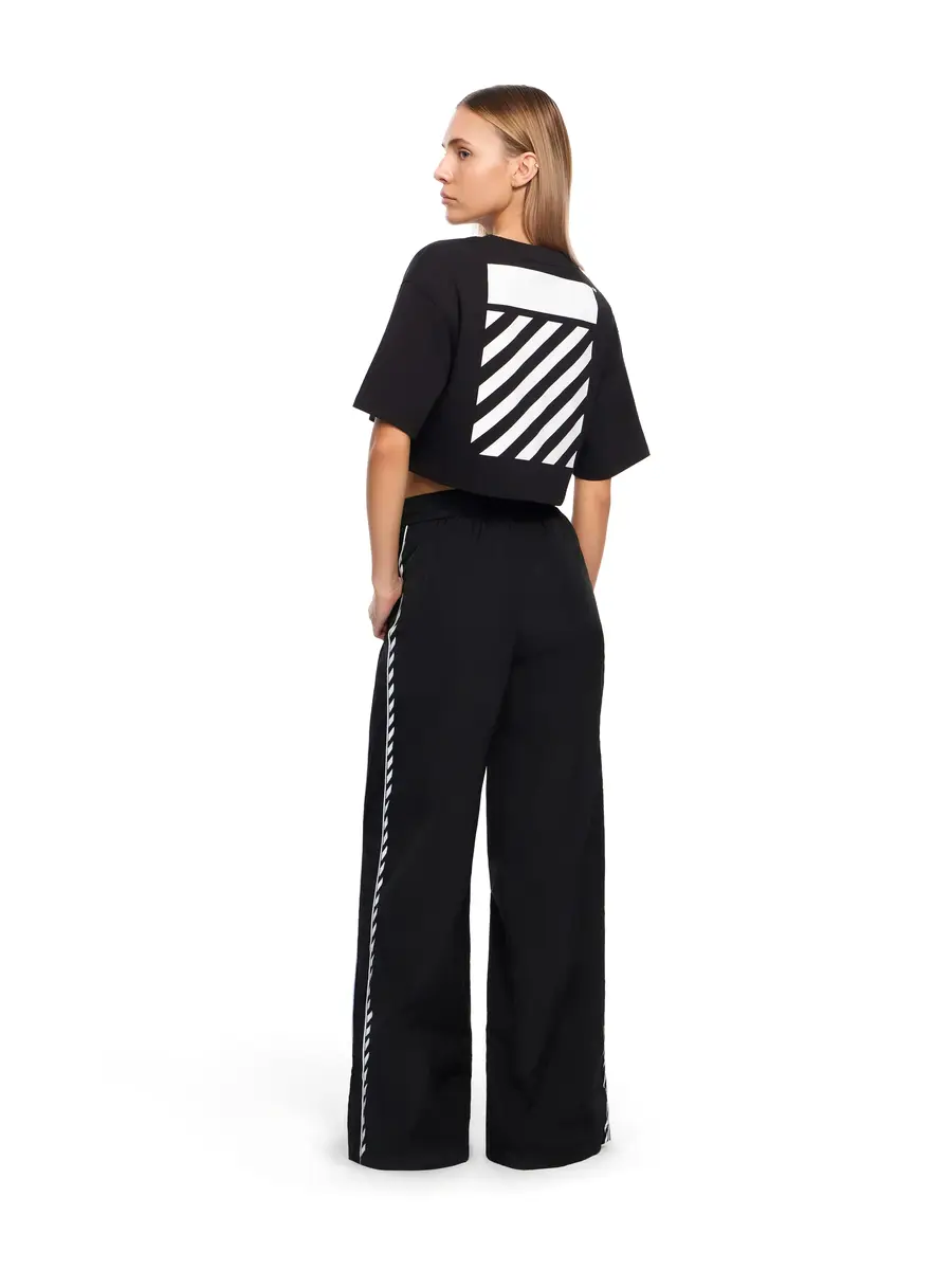 Off-White L/AB Diagonal Crop T-Shirt | Thumbnail 4 Off-White L/AB Diagonal Crop T-Shirt | Thumbnail 4