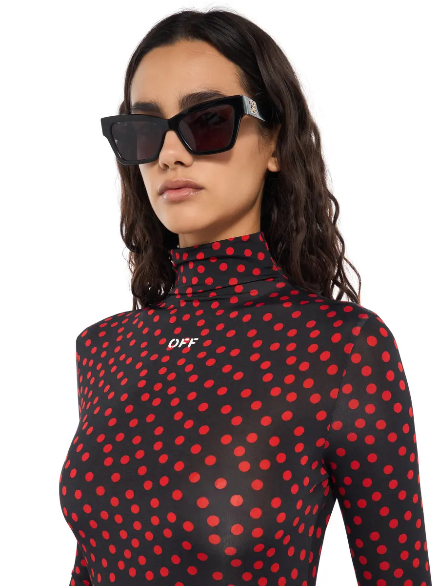 Off-White Off Stamp Dot Second Skin Midi Dress | Thumbnail 5 Off-White Off Stamp Dot Second Skin Midi Dress | Thumbnail 5