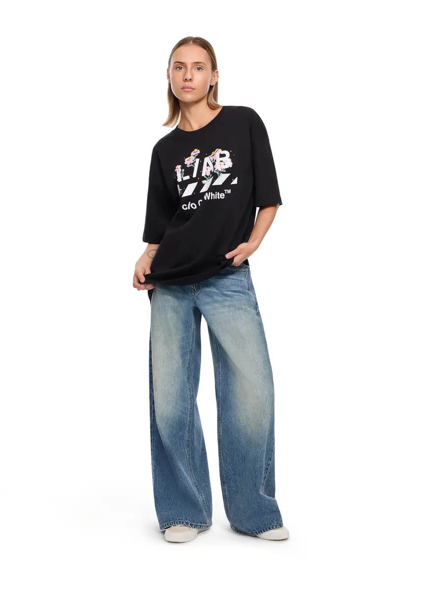 Off-White L/AB Floral Diagonal Skate T-Shirt | Thumbnail 3 Off-White L/AB Floral Diagonal Skate T-Shirt | Thumbnail 3