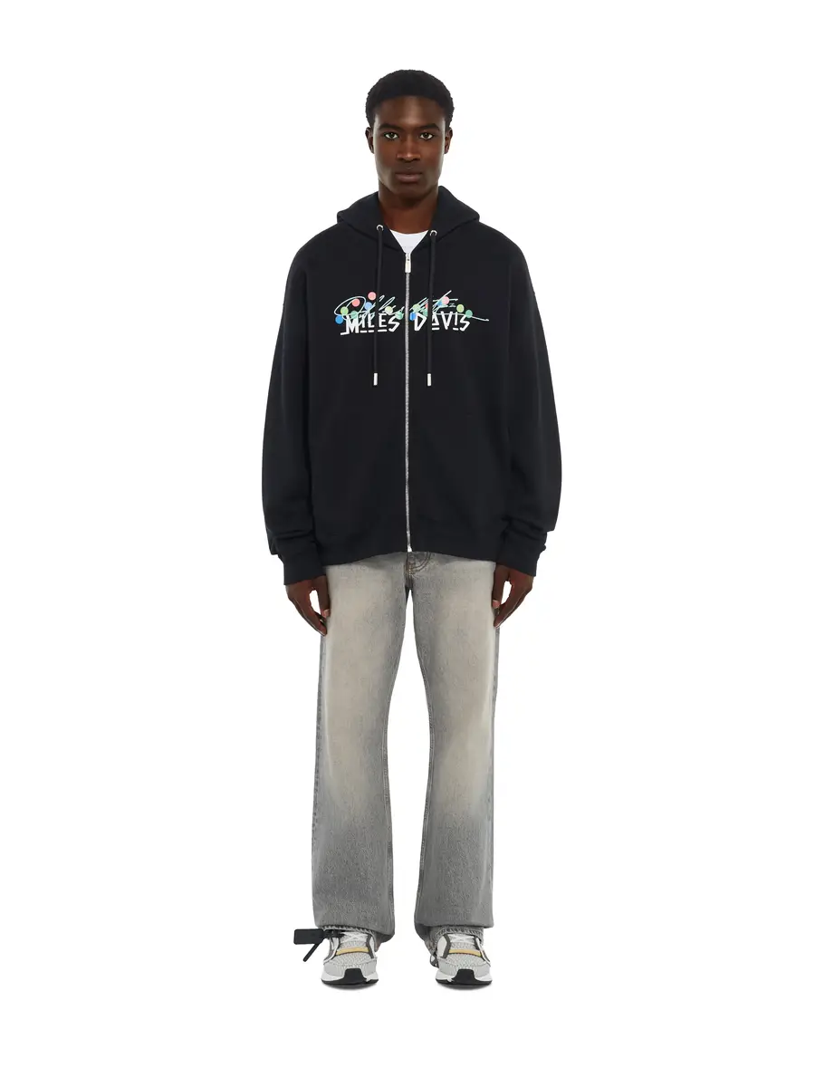 Off-White Miles Davis Certified Gold Skate Zip Hoodie | Thumbnail 2 Off-White Miles Davis Certified Gold Skate Zip Hoodie | Thumbnail 2