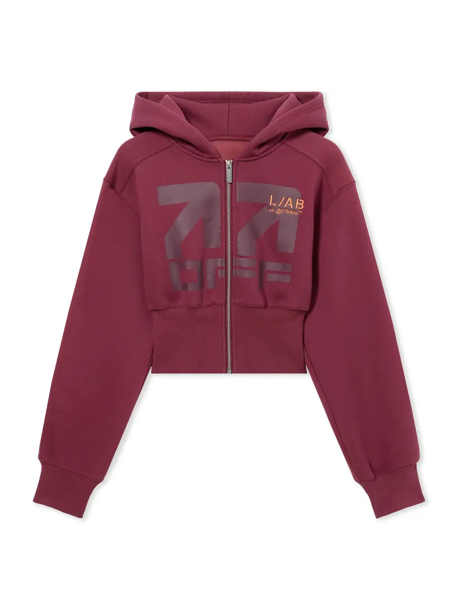 Off-White L/AB Logo Cropped Boxy Jacket | Thumbnail 2 Off-White L/AB Logo Cropped Boxy Jacket | Thumbnail 2