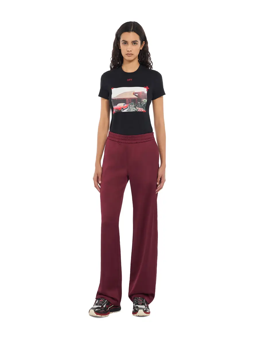 Off-White Diag Lace Satin Track Pants | Thumbnail 2 Off-White Diag Lace Satin Track Pants | Thumbnail 2