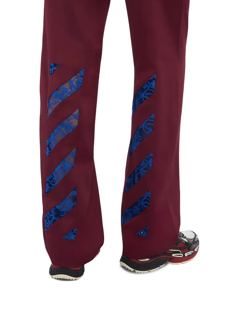 Off-White Diag Lace Satin Track Pants | Thumbnail 5 Off-White Diag Lace Satin Track Pants | Thumbnail 5