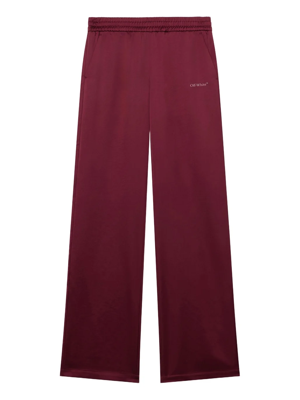 Diag Lace Satin Track Pants Diag Lace Satin Track Pants