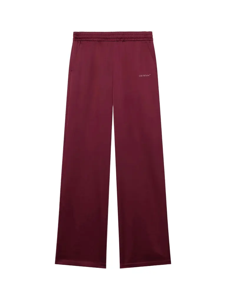 Diag Lace Satin Track Pants Diag Lace Satin Track Pants