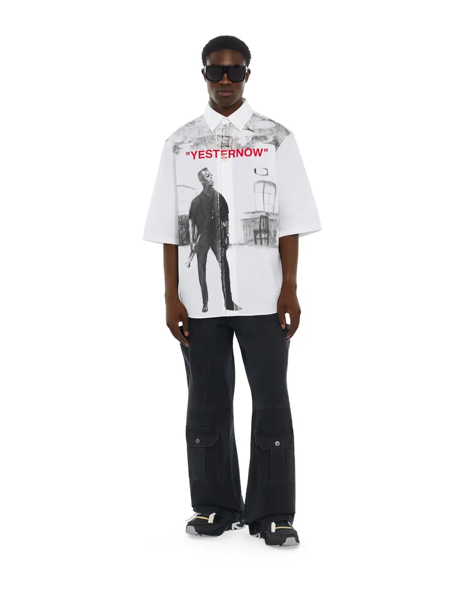 Off-White Miles Davis Yesternow Regular Short Sleeve Shirt | Thumbnail 2 Off-White Miles Davis Yesternow Regular Short Sleeve Shirt | Thumbnail 2