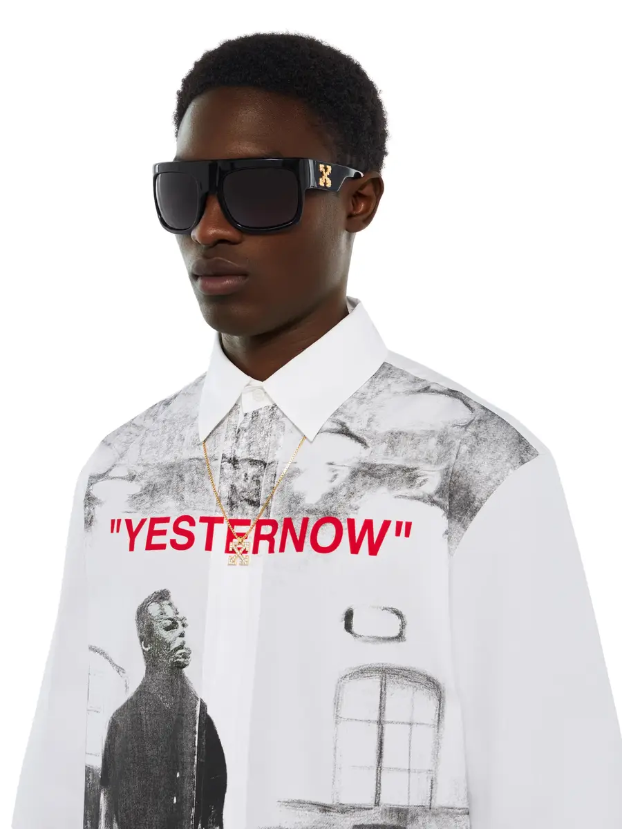 Off-White Miles Davis Yesternow Regular Short Sleeve Shirt | Thumbnail 5 Off-White Miles Davis Yesternow Regular Short Sleeve Shirt | Thumbnail 5