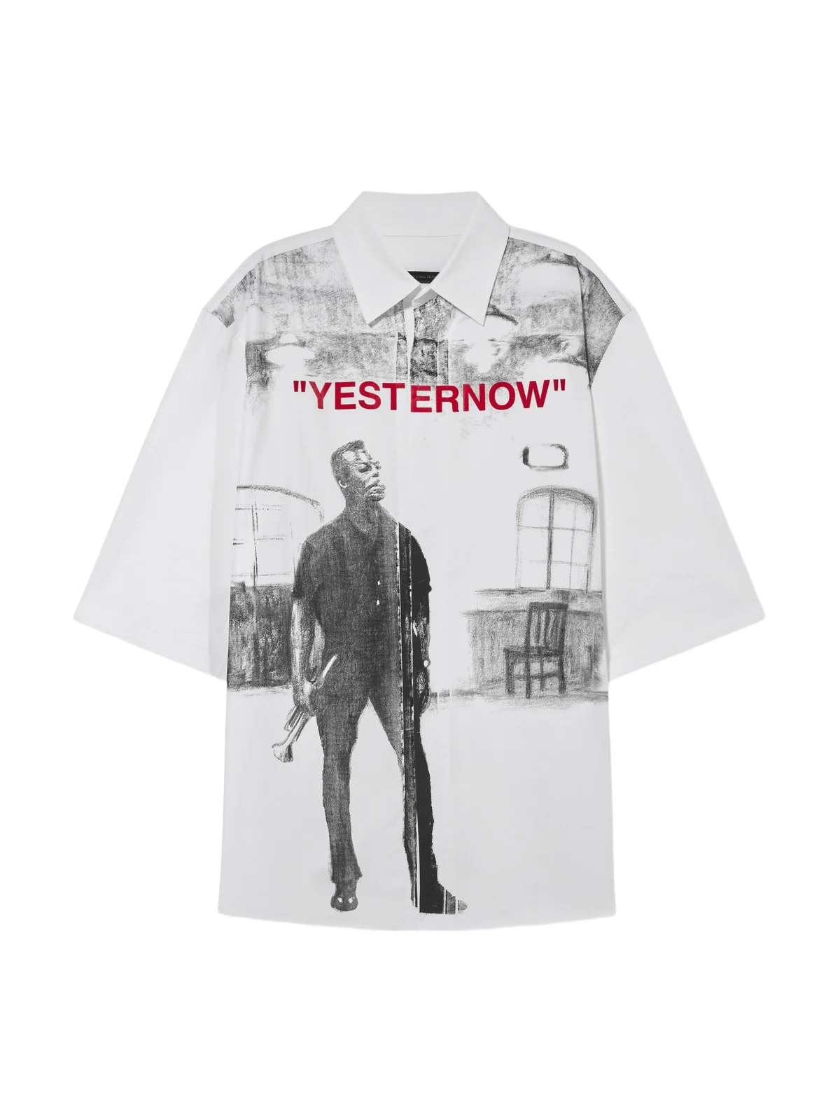Miles Davis Yesternow Regular Short Sleeve Shirt