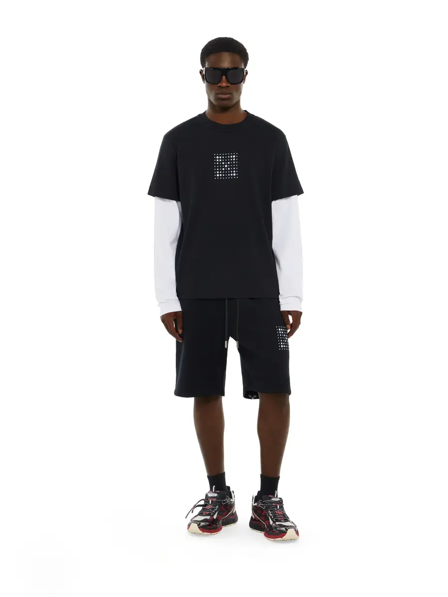 Off-White Dotted Arrow Skate Sweatshorts | Thumbnail 2 Off-White Dotted Arrow Skate Sweatshorts | Thumbnail 2