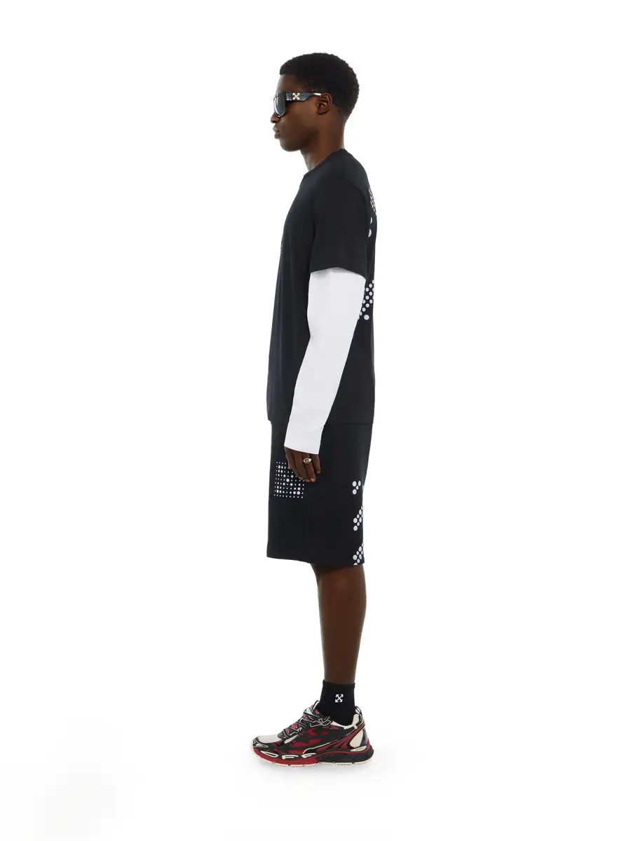 Off-White Dotted Arrow Skate Sweatshorts | Thumbnail 3 Off-White Dotted Arrow Skate Sweatshorts | Thumbnail 3