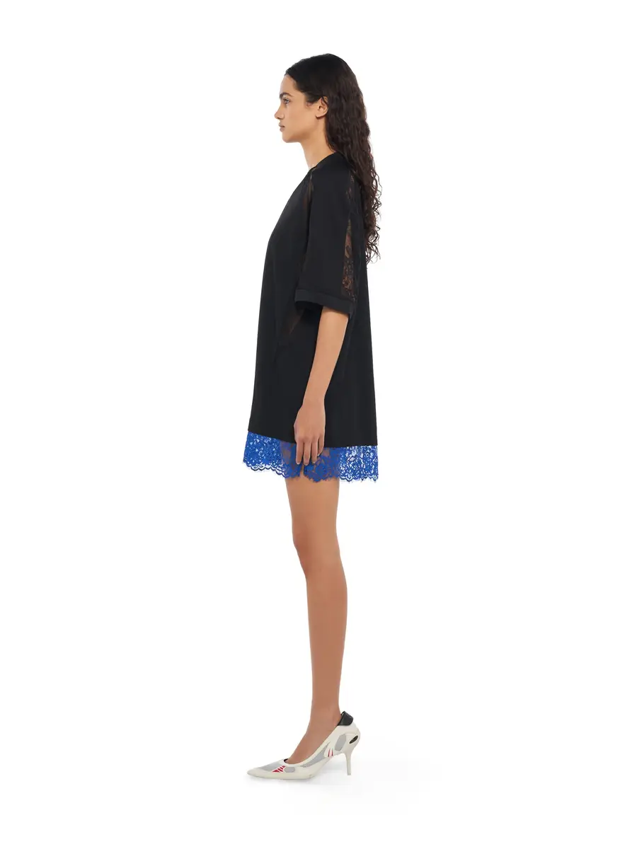 Off-White Lace Soccer T-Shirt Dress | Thumbnail 3