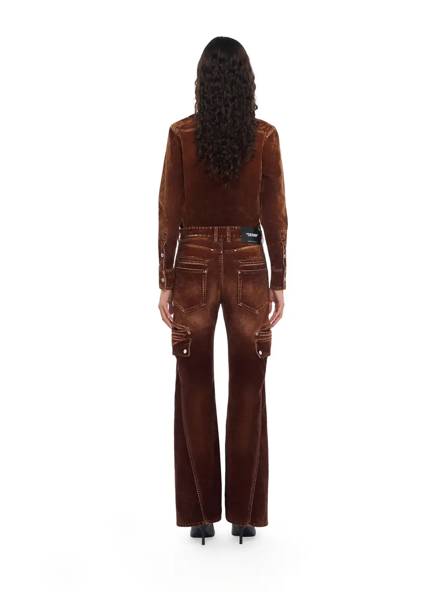 Off-White Eyelet Flock Cargo Pants | Thumbnail 4 Off-White Eyelet Flock Cargo Pants | Thumbnail 4