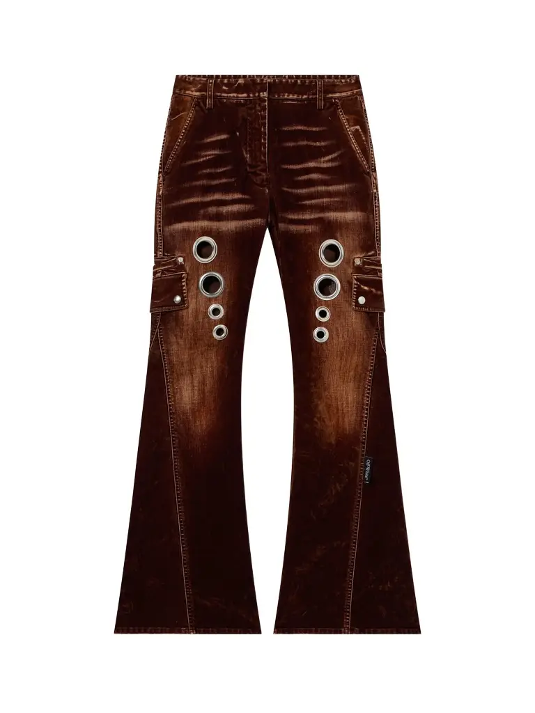 Eyelet Flock Cargo Pants Eyelet Flock Cargo Pants