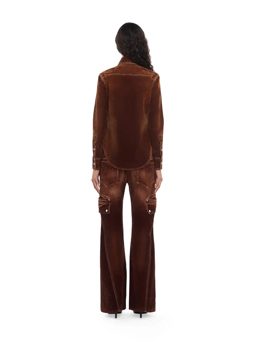 Off-White Eyelet Flock Shirt | Thumbnail 4 Off-White Eyelet Flock Shirt | Thumbnail 4