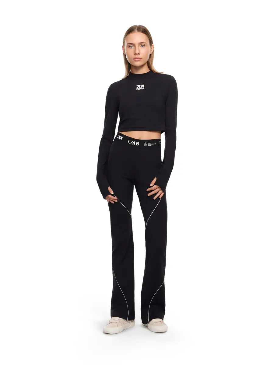 Off-White L/AB Bootcut Leggings | Thumbnail 3 Off-White L/AB Bootcut Leggings | Thumbnail 3