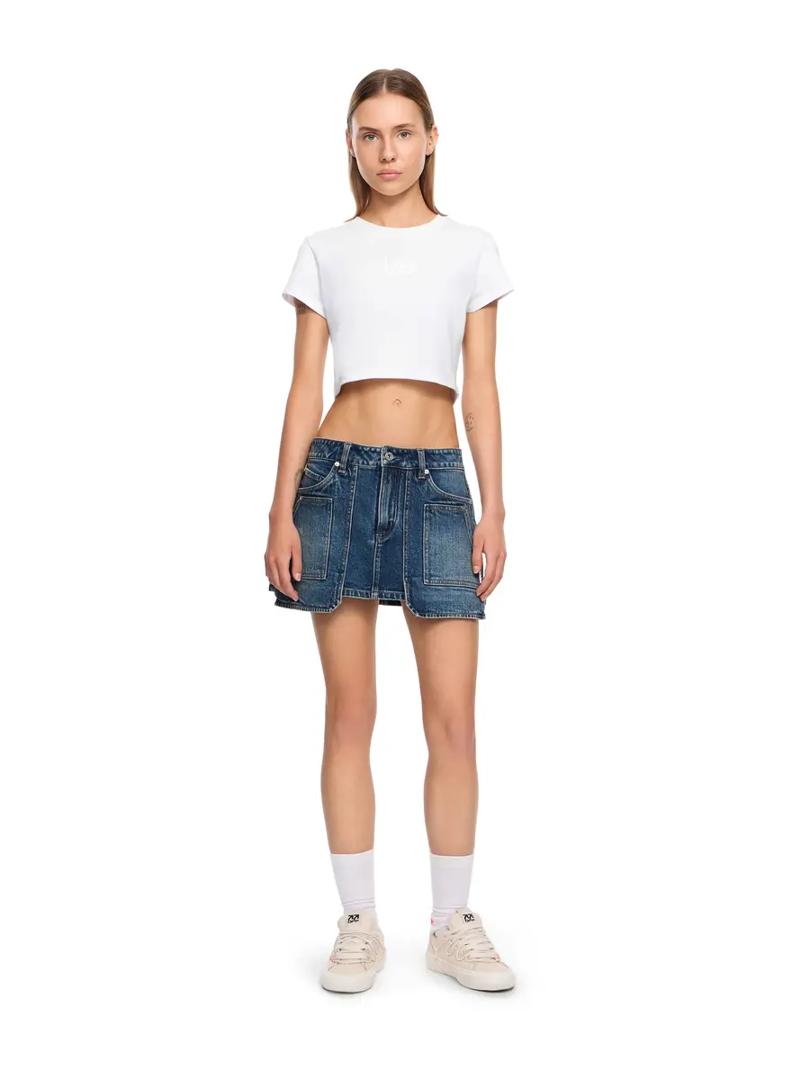 Off-White L/AB Basic Ribbed Logo T-Shirt | Thumbnail 2 Off-White L/AB Basic Ribbed Logo T-Shirt | Thumbnail 2