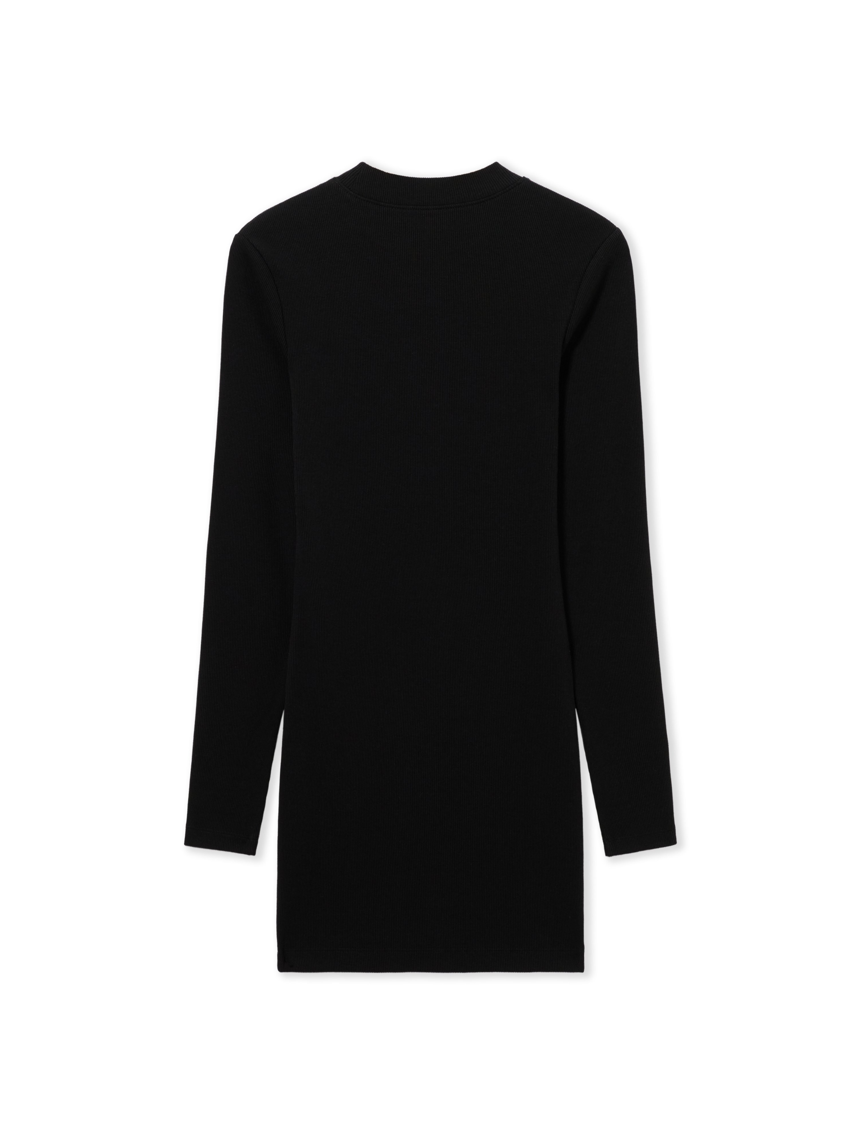 L/AB Long-Sleeved Fitted Rib Dress L/AB Long-Sleeved Fitted Rib Dress