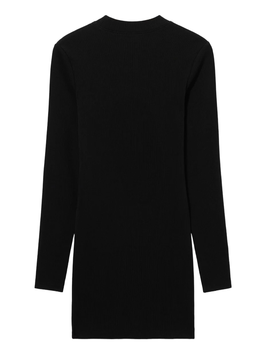 L/AB Long-Sleeved Fitted Rib Dress L/AB Long-Sleeved Fitted Rib Dress
