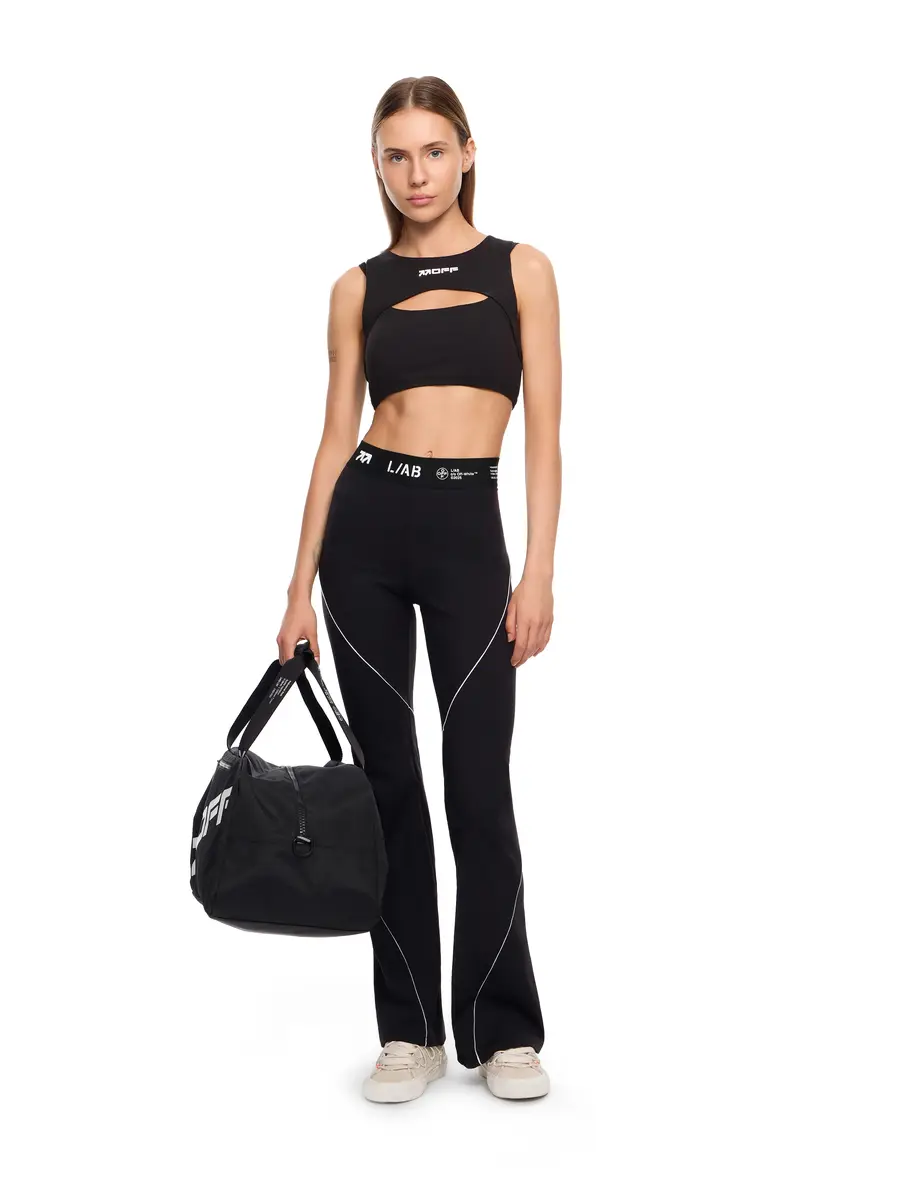 Off-White L/AB Cut-Out Logo Crop Top | Thumbnail 3 Off-White L/AB Cut-Out Logo Crop Top | Thumbnail 3