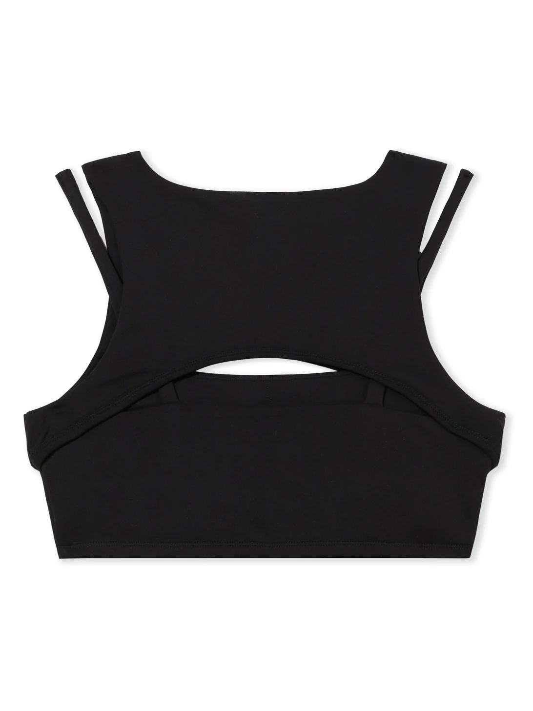 Off-White L/AB Cut-Out Logo Crop Top