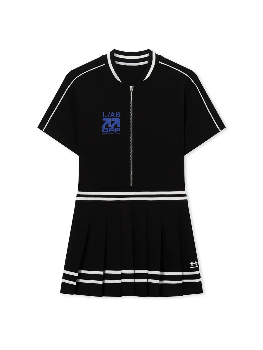 Off-White L/AB Pleated Tennis Dress | Thumbnail 2 Off-White L/AB Pleated Tennis Dress | Thumbnail 2