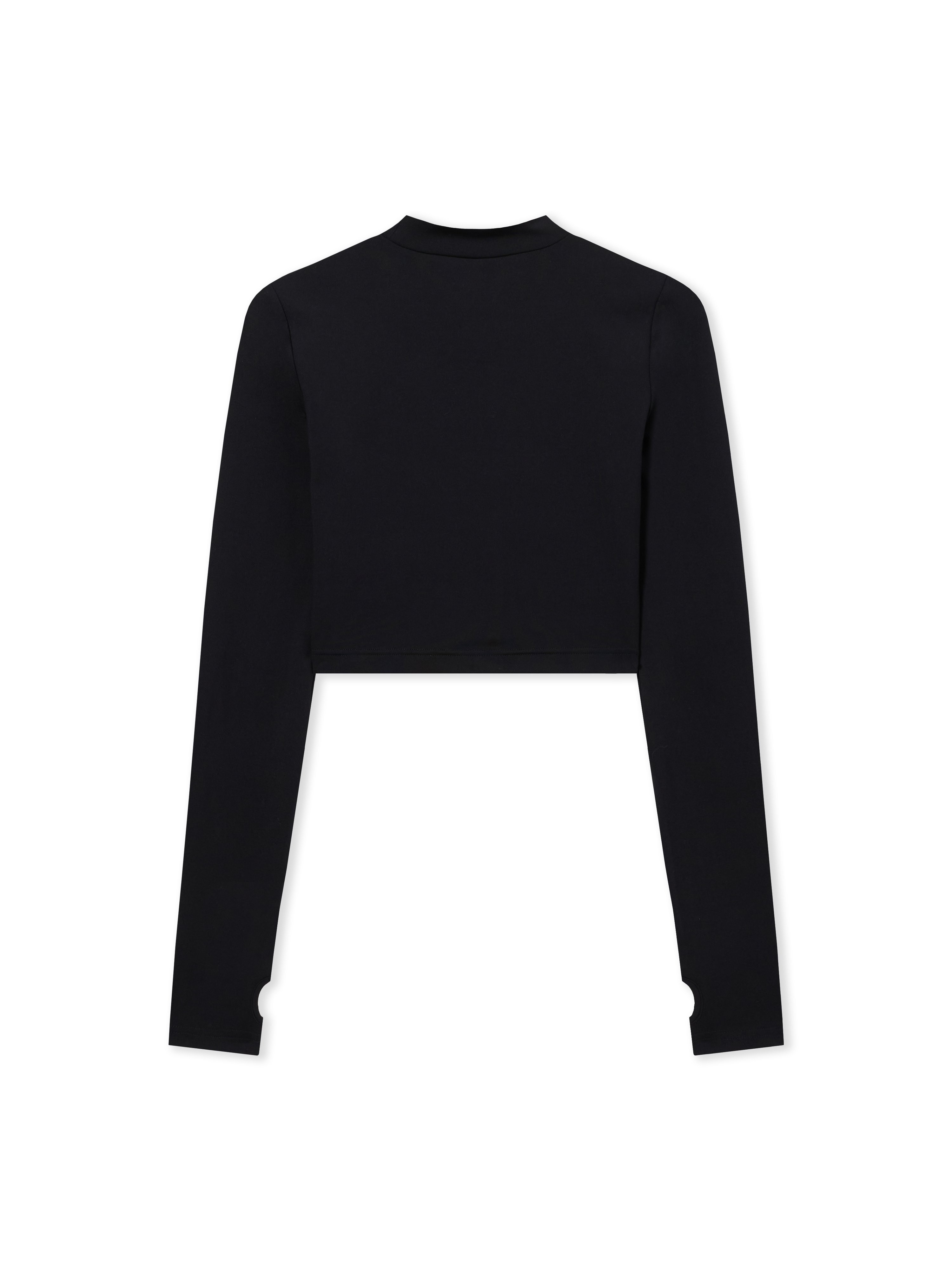 L/AB Cropped Mockneck Top L/AB Cropped Mockneck Top