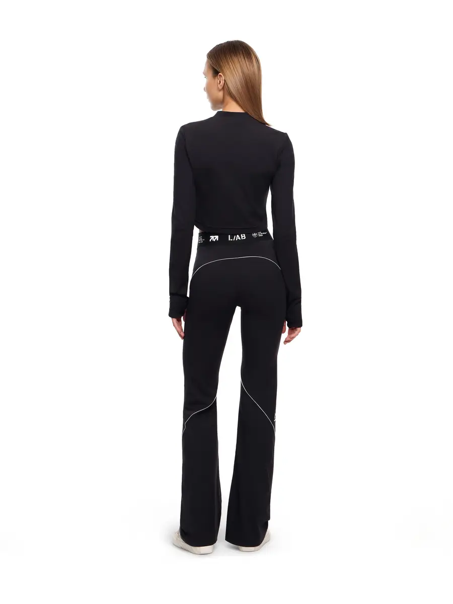 Off-White L/AB Cropped Mockneck Top | Thumbnail 4