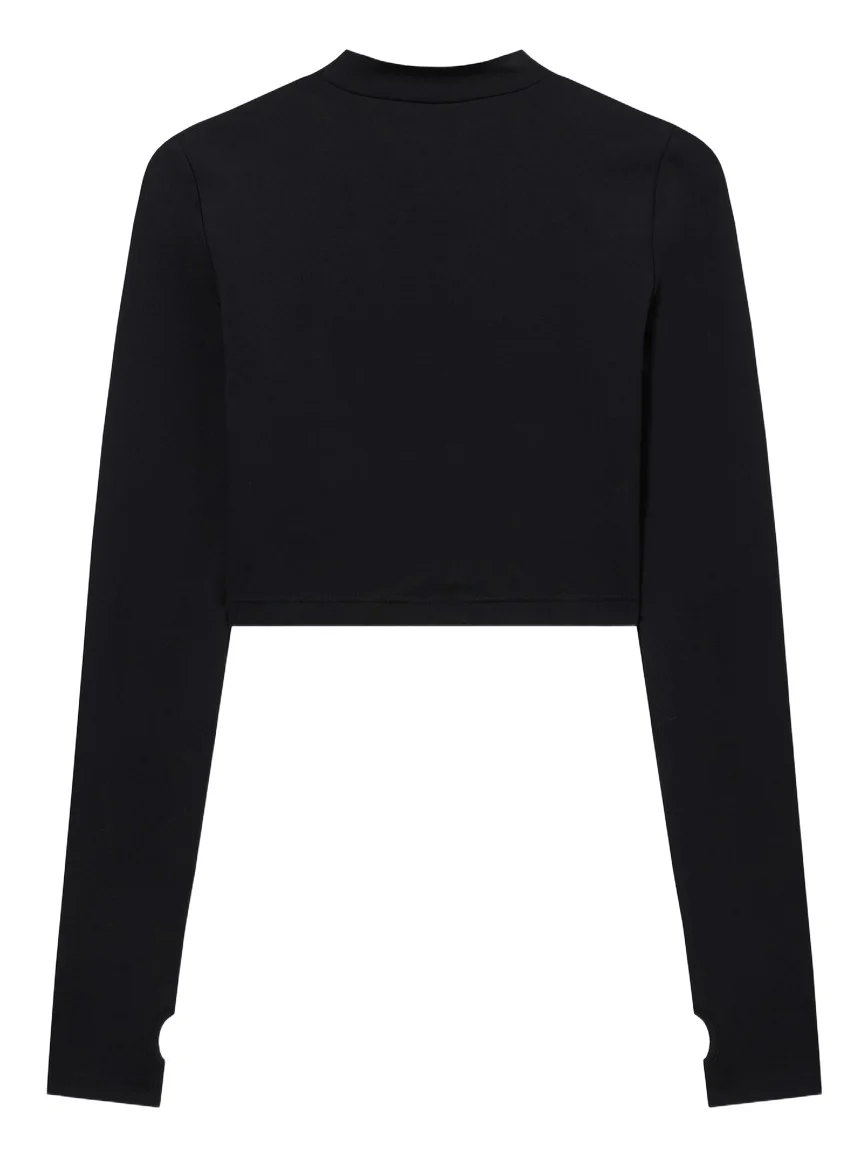 Off-White L/AB Cropped Mockneck Top