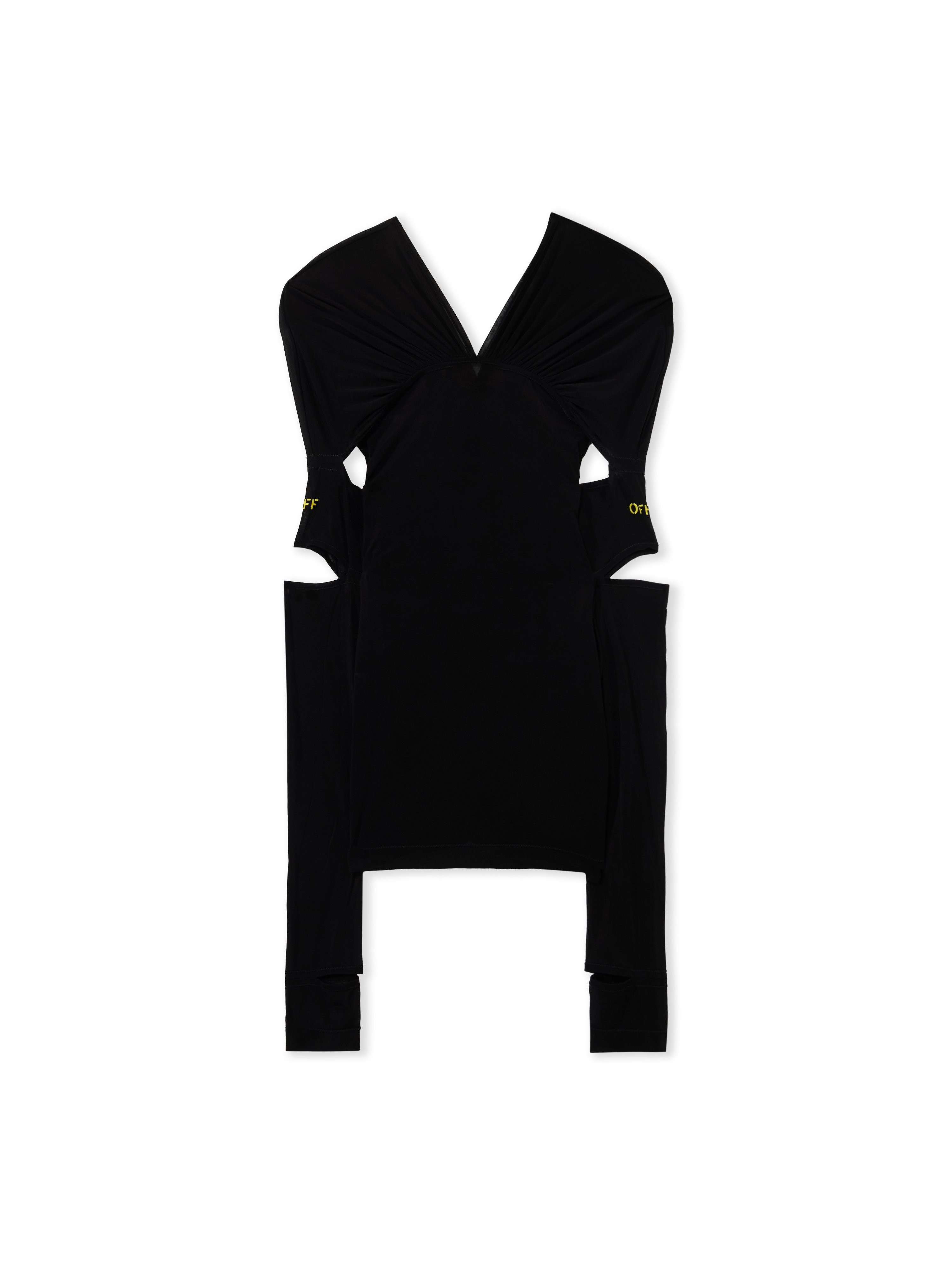 Light Jersey Cross Collar Top Light Jersey Cross Collar Top