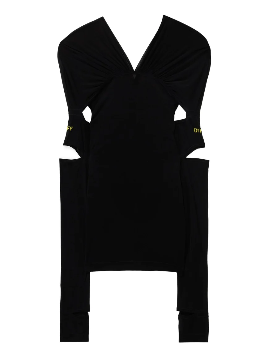Light Jersey Cross Collar Top