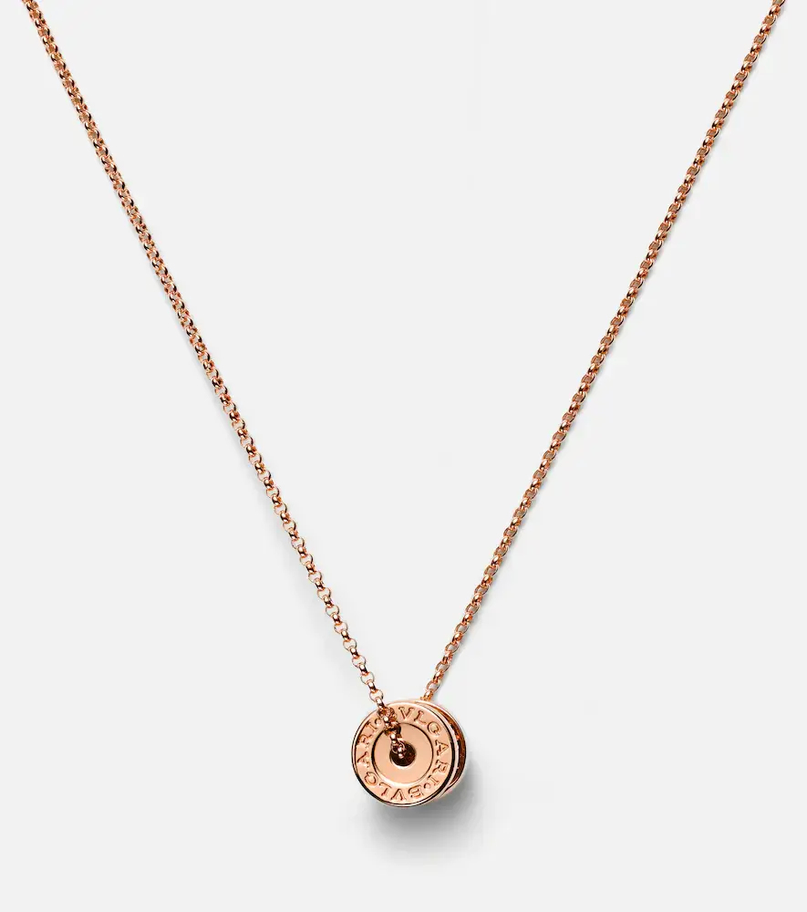 BVLGARI B. zero1 18kt rose gold pendant necklace with diamonds | Thumbnail 2 BVLGARI B. zero1 18kt rose gold pendant necklace with diamonds | Thumbnail 2