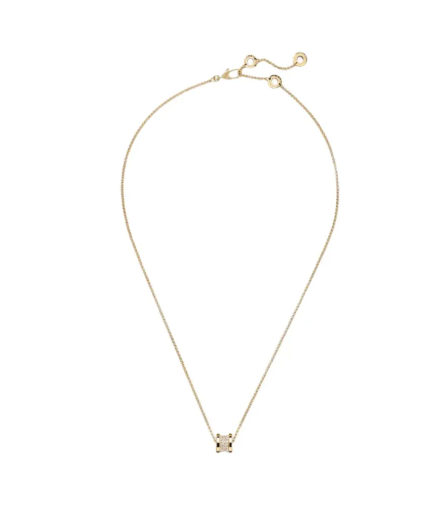 B. zero1 18kt gold pendant necklace with diamonds B. zero1 18kt gold pendant necklace with diamonds